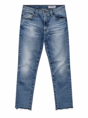 AG Isabelle High Rise Straight Crop Jeans 26R